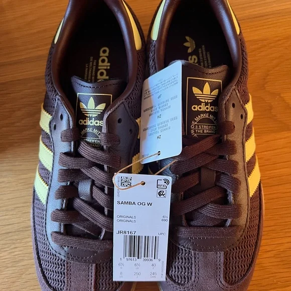 adidas Samba OG "Shadow Brown Powder Yellow" - Picture 4 of 6